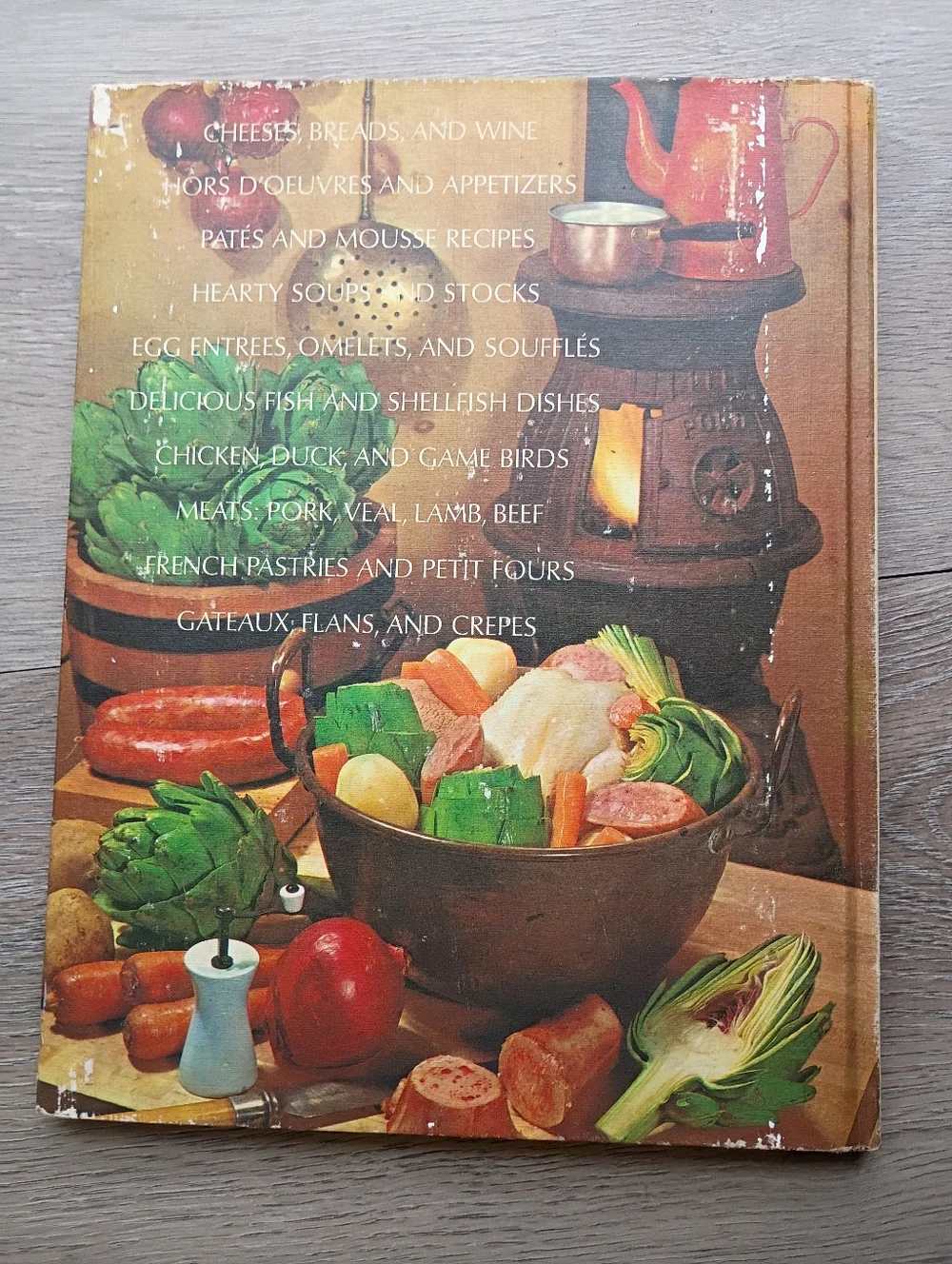 1969 Woman's Famous French Cookery Hard Cover Cookbook Illustrated